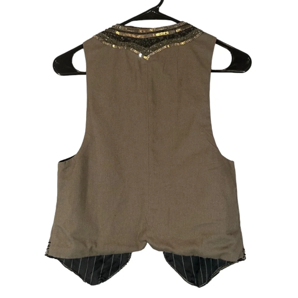 Mango brown beaded